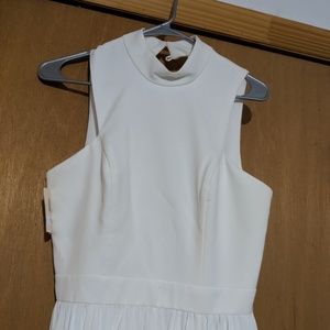 White Fame and Partners gown